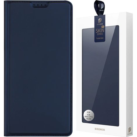 Custodia Dux Ducis Skin Pro per Realme 10 Pro+ con chiusura a libro, portafoglio e supporto, colore blu. (1/5)