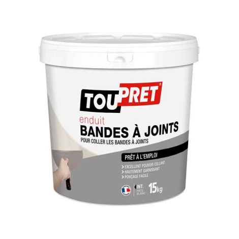 Toupret Les Essentiels Enduit Bandes à Joint Et Lissage Pâte 15kg - Toupret