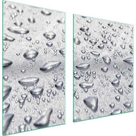 Glasplatte und Schneidebrett 100x52 Tropfen (1/5)
