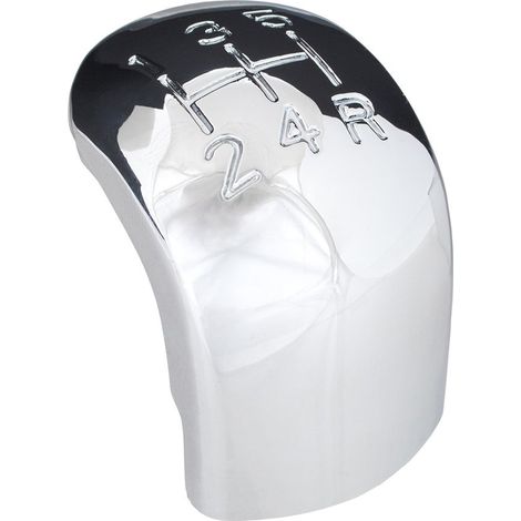 Cubierta cromada para pomo de palanca de cambios Opel Vectra C 02-05, 5 velocidades, marcha atrás, parte inferior. (1/5)