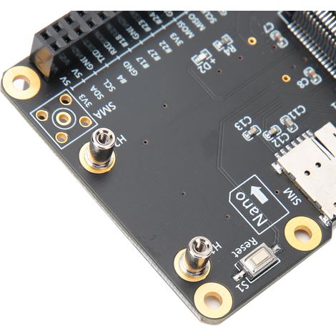 Chapeau 3G/4G LTE pour Raspberry Pi 4/3/2/B+ avec Port USB et Slot Carte SIM (1/5)