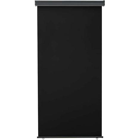 Tenda da Sole Tendalino Laterale per Balcone 125x250 cm Nero (1/5)