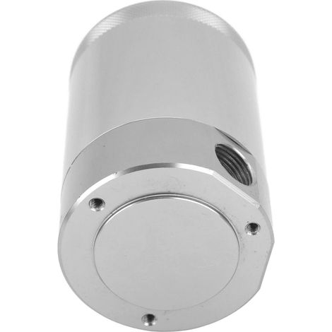 Baffled Oil Catch Can Reservoir Kit Aluminium Alloy Silver Compatible Camaro SS 6.2L 2016+ (1/5)