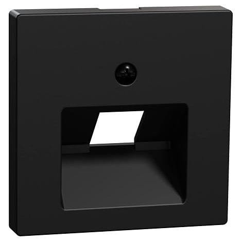 Plaque de finition Merten meg4521-0403 thermoplastique noire
