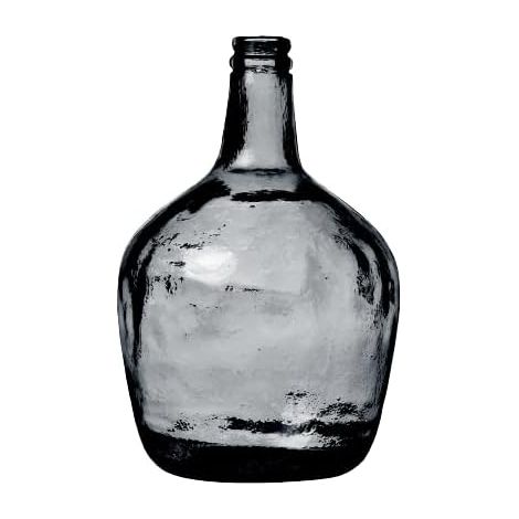 NATURAL LIVING Vase 4L Quartz en Verre Recycle D19CM X H31CM