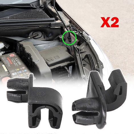2x supports de tringle de capot pour Citroën Berlingo C3 C4 Peugeot 208/308 (1/5)