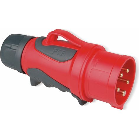 FICHE CEE AVEC INVERSEUR DE PHASE PCE GRIP 16 A 5 BROCHES 70153-6