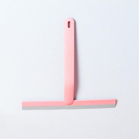 2 Piece Shower Squeegee Window Glass Scraper Shower Squeegee With Hook Hole Glass Wiper Window Cleaning Tool Multi-Functional Household Cleaner Squeegees,White