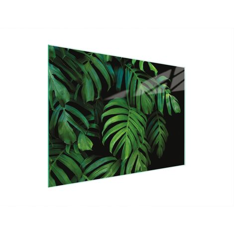 TABLA DE CORTAR DE VIDRIO 30x22 MONSTERA (1/5)