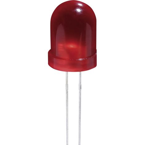 Kingbright JUMBO-LED GRUEN 8MM LED bedrahtet  Grün Rund 8 mm 3 mcd 60 ° 20 mA 2.2 V