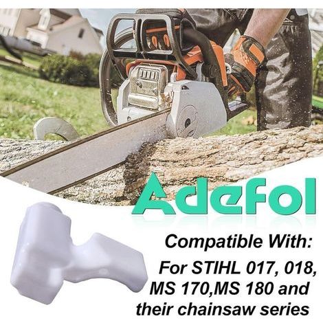 Öltank für Stihl MS 170, MS 180, 017 und 018 Kettensägen. Ersatzteile: Öltank mit Deckel, Ölfilter und Ölschlauch. (1/5)