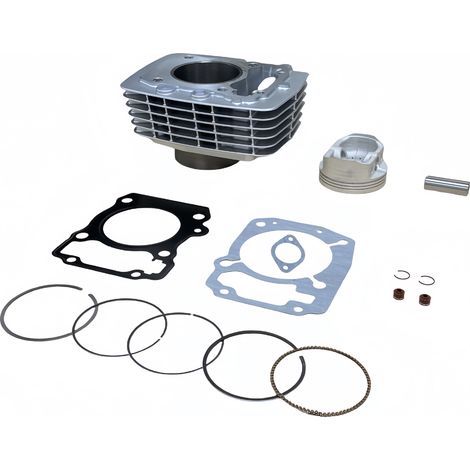 65.5 mm cylinder liner for motorcycles, compatible with Honda CBF150 XR150 and CBF185 XR185 extended pistons. (1/4)