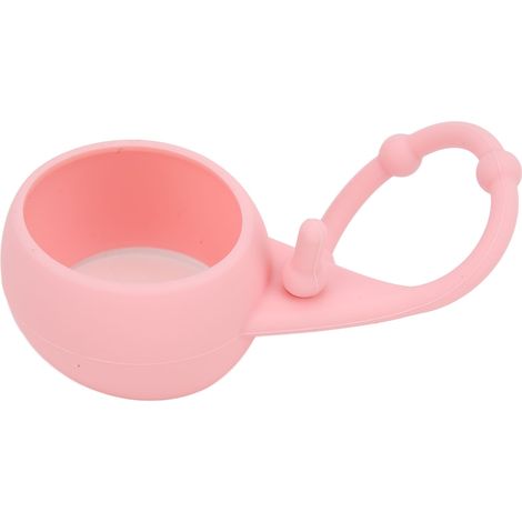 Porte-balles de golf en silicone, étui de transport pour sac à dos, accessoire de ceinture, porte-clés rose (1/5)