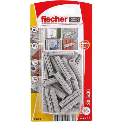 FISCHER blister 30 taco sx 630 k 90888 fischer , Blister 30 Taco Sx 6x30 K 90888 de la marca Fischer.