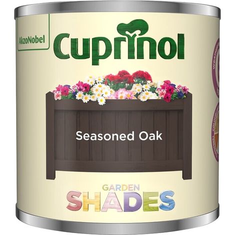 Cuprinol Garden Shades Tester Paint Pot - 125ml - Seasoned Oak
