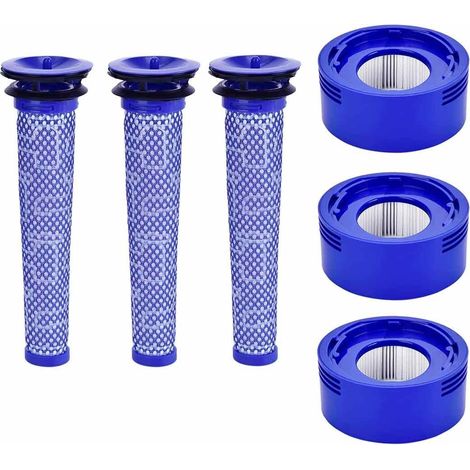 Filtros Aspiradora DYSON V7 V8 Pre Post Motor Lavables