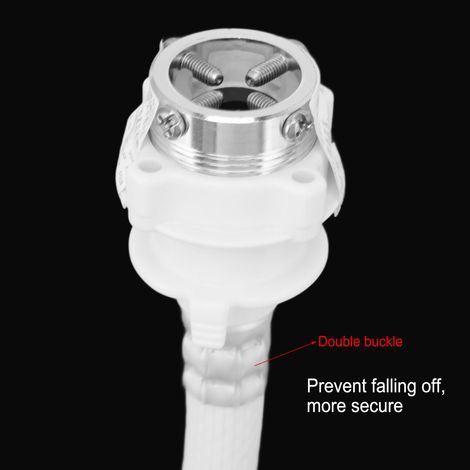 Ortviai Tuyau d’arrivée d’eau pour lave-linge – PVC renforcé anti-rupture, raccord métallique, 2 m, filetage G3/4 (1/4)