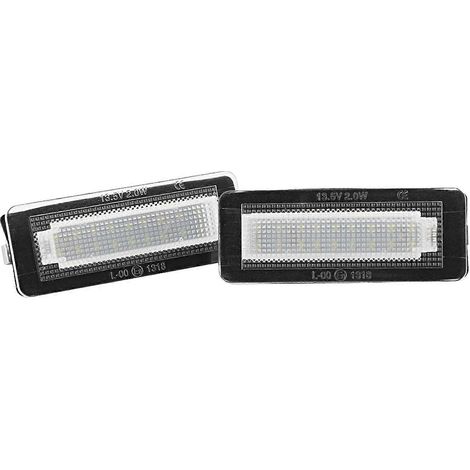 2 Stück LED-Kennzeichenbeleuchtung passend für Mercedes-Benz Smart Fortwo W450 W451 W453