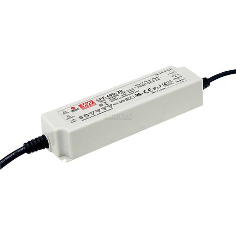 [NEUWERTIG] B-Ware Mw Mean Well Led Treiber Led Trafo Konstantstrom 40 W 36 V Dc Dimmbar Pfc (1/2)