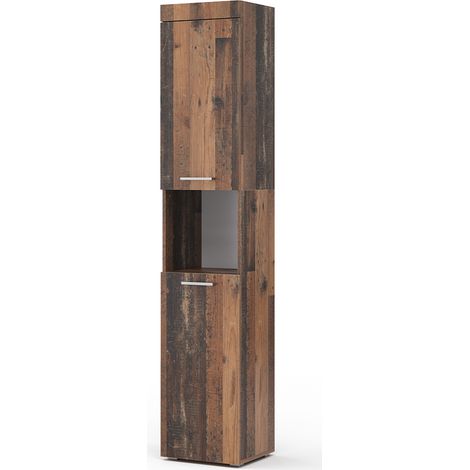 Armadio per il bagno Luna, Oldstyle, 37 x 190 cm, Vicco