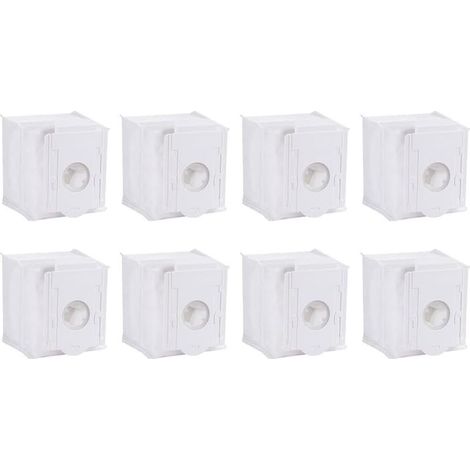 Lot de 8 sacs à poussière de rechange pour aspirateur balai sans fil Samsung VCA-ADB90 (station de nettoyage Jet séries 70, 75 et 90) - Accessoires et pièces détachées (1/5)