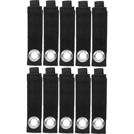 Cinghie portaoggetti, 10 pezzi, gancio, anello, supporto estensibile, organizer, porta buste S.