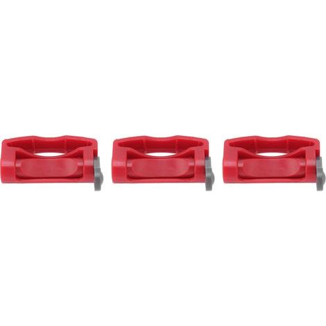 Auslösersperre für Dyson V7/V8/V10/V11/V15 Staubsauger – 3 Stück in rotem ABS (1/4)