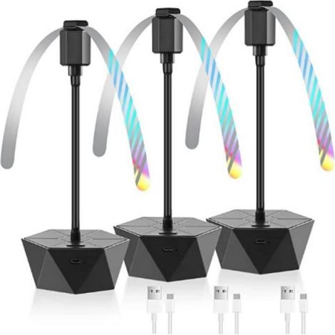 Ventilateur Anti-Mouche 3 Pièces Répulsifs Automatiques USB Contre Les Mouches, Ventilateur Répulsif Pliable et Suspendu (1/4)