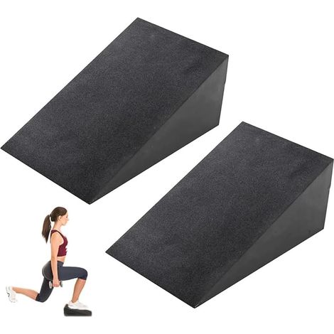 Lot de 2 tapis de yoga réglables pour squats et soulevés de terre (1/5)