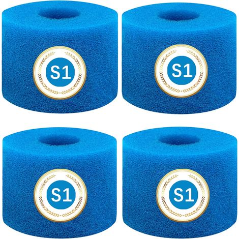 Éponge Filtrante de Type S1,Hautement élastique éutilisable éponge Cartouche filtrante,pour spas, piscines, Jardins extérieurs (1/5)