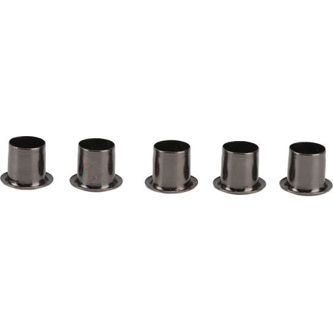 100 rondelles métalliques à œillet rond intérieur, rivets DIY, accessoires de maroquinerie, œillet d'aération pour chaussures, chaussures en toile, chaussures de libération, œillet, rivet, œillet, 6 m (1/5)