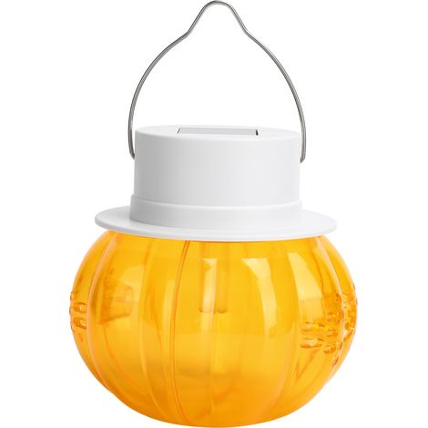 Piège à guêpes solaire suspendu - Attrape-frelons insectes abeilles pour jardin Orange (1/5)