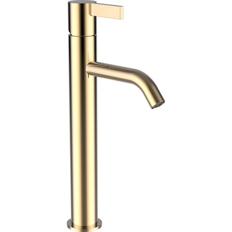 Mezclador de lavabo con pedestal Kartell en ejecución, caño fijo, (1/3)