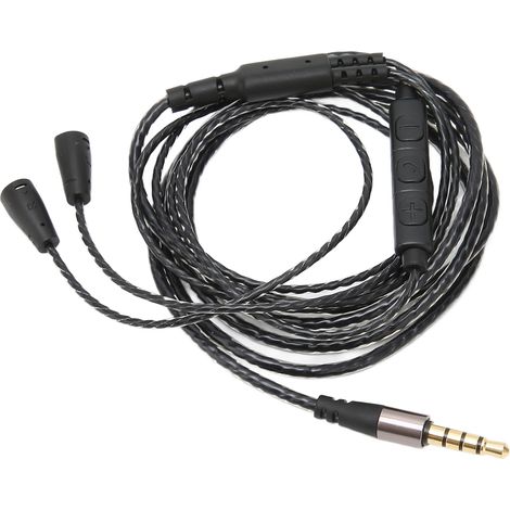 OFC-Ersatz-Audiokabel für Kopfhörer mit Lautstärkeregelung und Mikrofonfunktion für IE 8 und IE 80 (1/5)