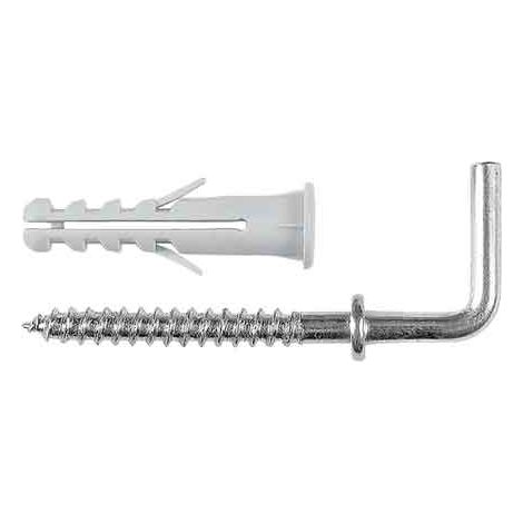 TASSELLO CON GANCIO MEDIO NC Ø 6 - 4,5x35 mm - CONF. 10 PEZZI - TECFI