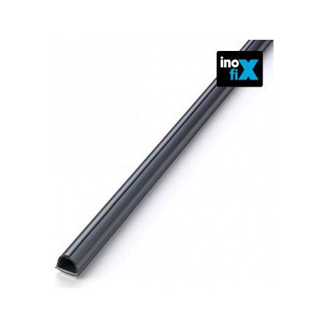 Cinta Cablefix 10,5x10mm Gris Metálico 3m (blíster) Inofix. 2202