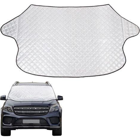 Tapis de protection contre le gel pour pare-brise 178 x 97 cm, housse de pare-brise, couverture de protection contre le gel pour voitures, polyester, housse de protection contre le gel et la neige. (1/5)