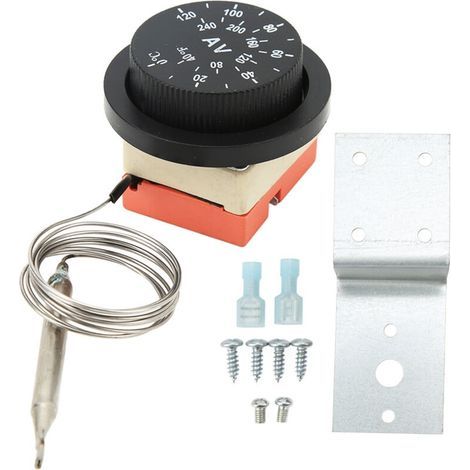 10 pieces 0-120°C Adjustable Electric Fan Thermostat Switch AC 250V for Car Truck (1/5)