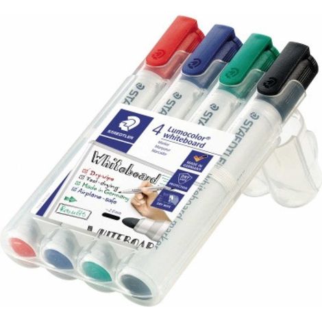 Staedtler Lumocolor 351 B WP4 Permanent-Marker Rundspitze Schwarz, Blau, Grün, Rot 4 Stück(e) (1/5)