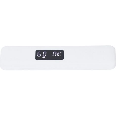 Oreiller avec haut-parleur à conduction osseuse, sans fil, Bluetooth 5.3, stéréo, basses profondes, fonction minuteur et affichage numérique pour adultes (blanc). (1/5)