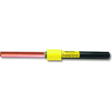 Tecnogiunto rettilineo 32 x 28 mm in rame a saldare PE-AD/rame 00000021453