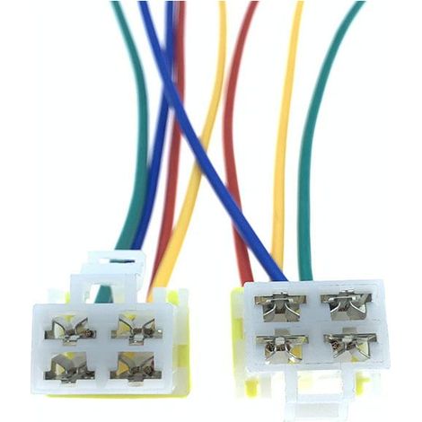 Connecteur de résistance compatible avec le ventilateur et le chauffage du climatiseur Chery Karry K50SK60EV New Energy Little Ant V3 -- JB1800-4P