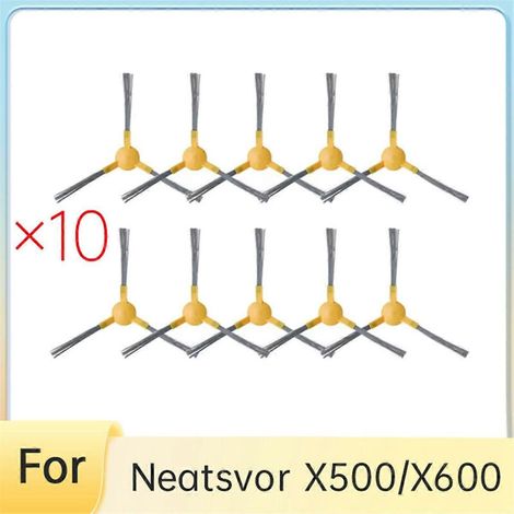 Lot de 10 brosses latérales de rechange pour aspirateur robot Neatsvor X500/X600 à vidage automatique (1/5)
