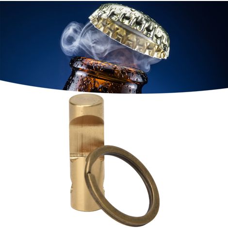 2-in-1 Flaschenöffner aus Metall mit Schlüsselring – Tragbares Multifunktionsaccessoire für Bar und Schlüsselhalter (1/5)