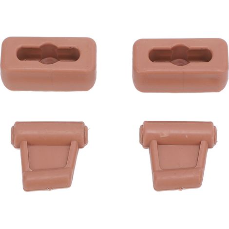 VEP101693 Set di clip per aletta parasole, supporto per auto in plastica ad alta resistenza per R107 1971-1989, colore beige. (1/5)