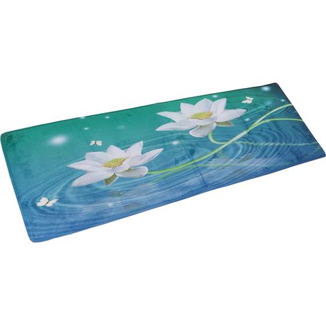 Weiche und bequeme, atmungsaktive Badezimmermatte, elegantes Design, dekorativer Küchenteppich 40 x 60 cm (1/5)