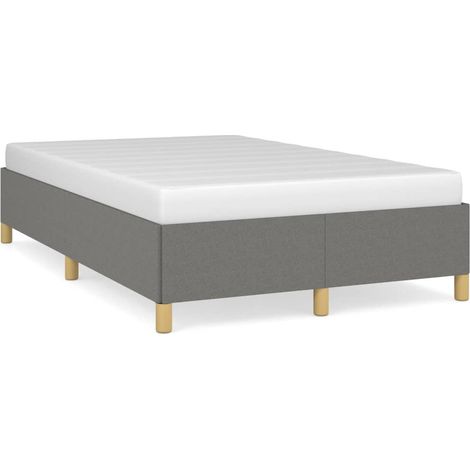 Maison Exclusive - Giroletto senza Materasso Grigio Scuro 120x200 cm Tessuto