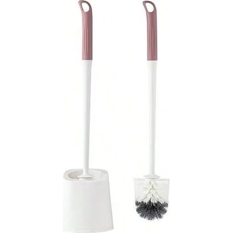 Toilettenbürste WC Robuste Materialien Modernes Design Feste und langlebige Bürste für perfekte Hygiene – Pink (1/3)