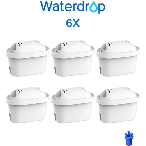 Waterdrop , NSF Certifiée Cartouche Filtrante, Remplacement pour Brita Maxtra+, Style, Merella Cool, Mavea Elemaris XL (6)