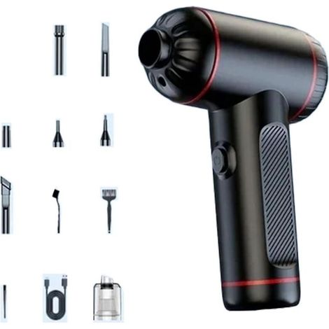 Aspirateur robot portable 5 en 1 sans fil 50 000 tr/min pour voiture et maison.